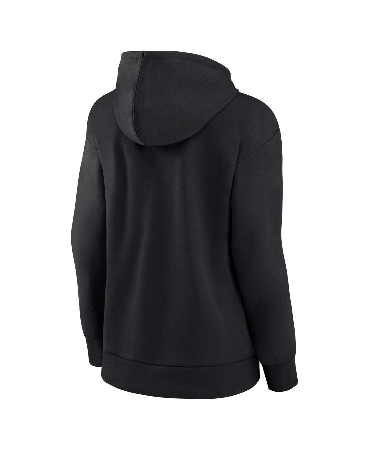 Fanatics Women's Black Carolina Hurricanes Authentic Pro Core Primary Fleece Pullover Hoodie In Black