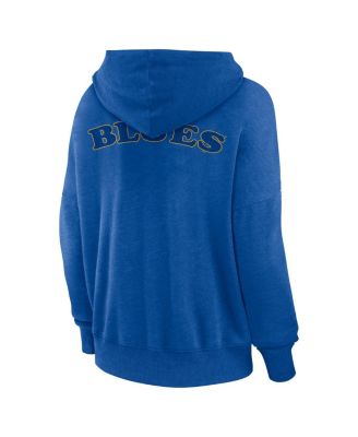 Женская толстовка-пуловер на шнуровке Fanatics Blue St. Louis Blues Breakout с капюшоном