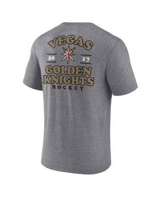 Мужская трехслойная футболка Fanatics Heather Gray Vegas Golden Knights Winger от Fanatics