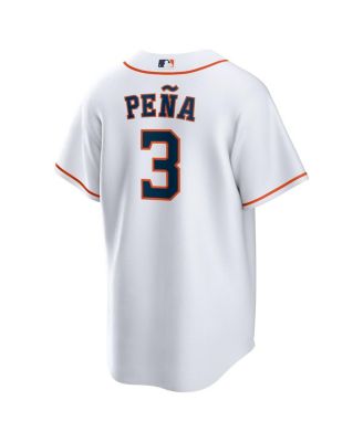 Men's Jeremy Pena White Houston Astros Home Replica Jersey