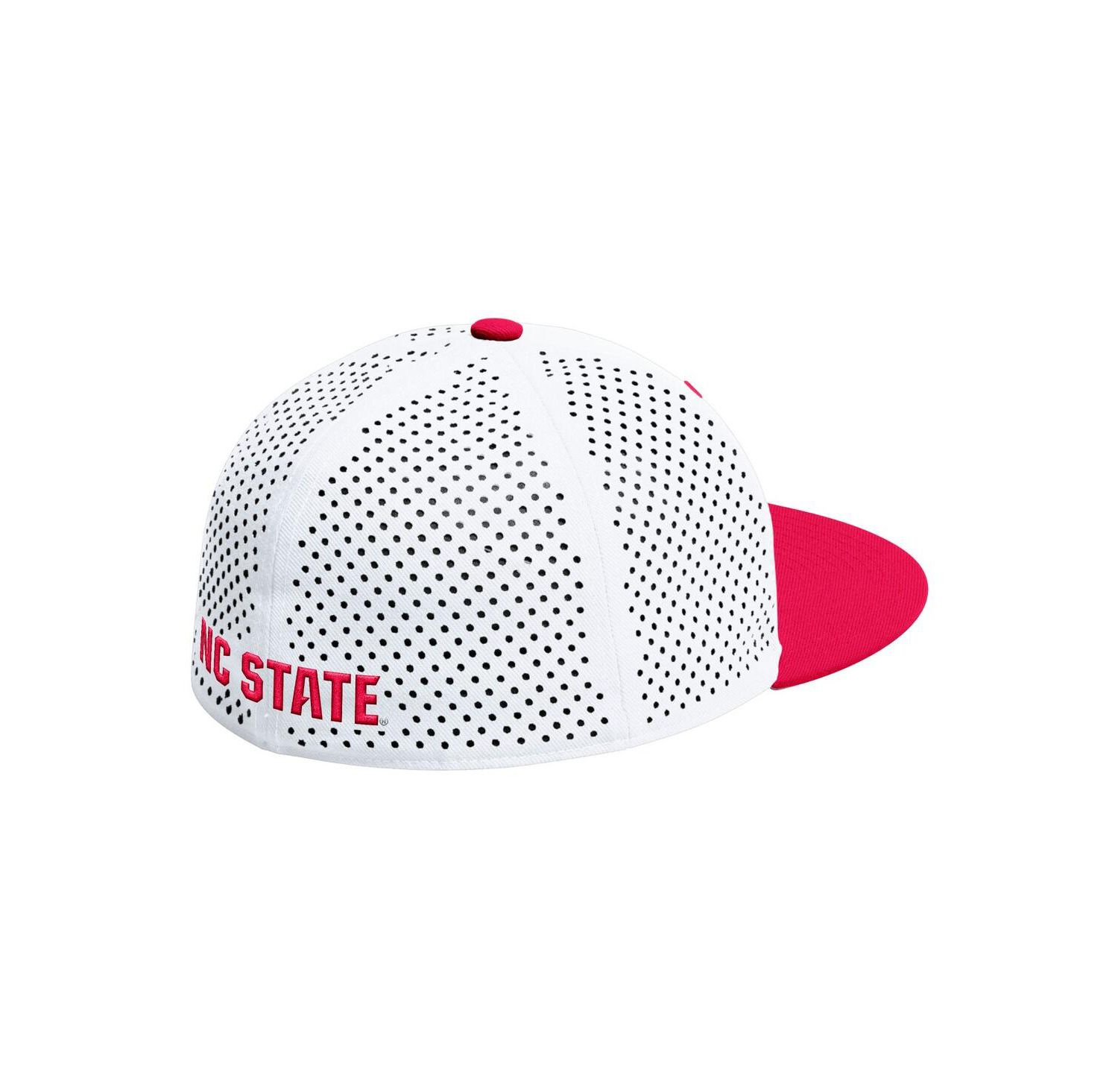 Men's White NC State Wolfpack On-Field Fitted Baseball Hat