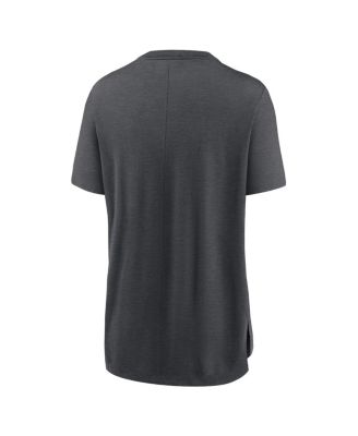 Женская футболка Nike Heather Charcoal Toronto Blue Jays Authentic Collection Early Work Tri-Blend от Nike.