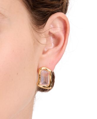 Серьги-гвоздики с фианитами Kate Spade New York из Нью-Йорка