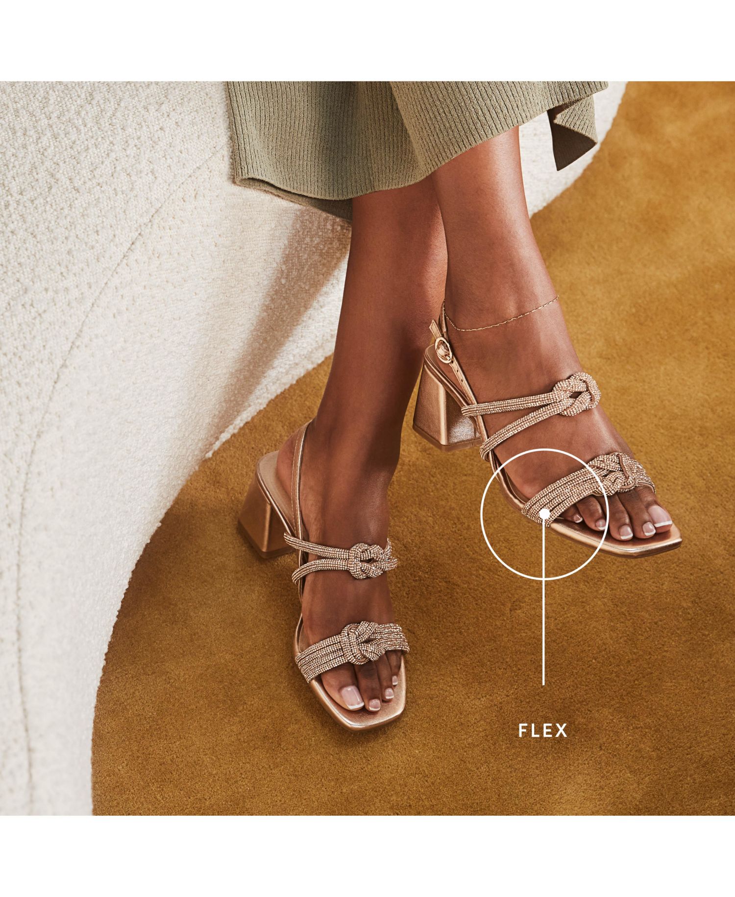 Women's Celeste Angled Block Heel Square Open Toe Dress Slingbacks