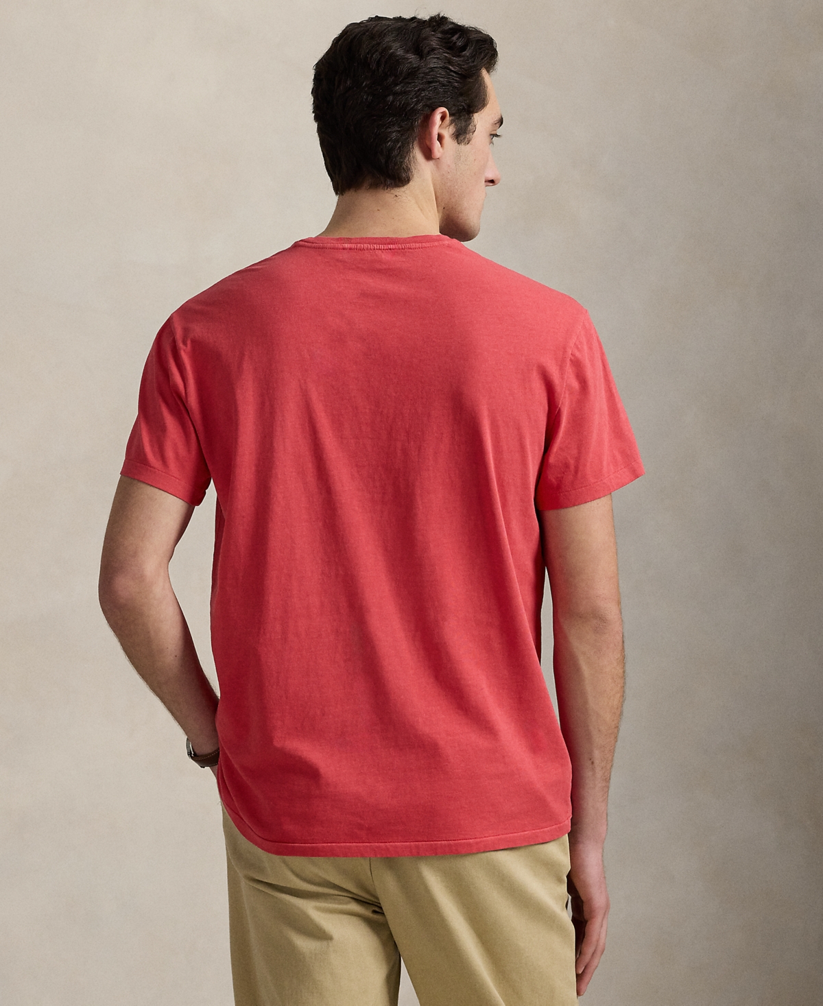 Polo Ralph Lauren Men's Classic-fit Big Pony Jersey T-shirt In Red