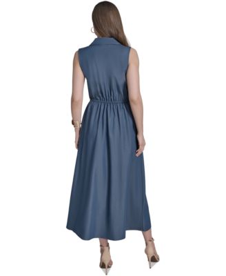 Women's Belted Maxi Dress