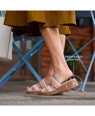 Women's Fiona Washable Strappy Slide Wedge Sandals