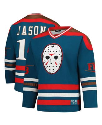 Lids - Men's Jason Voorhees Blue Friday the 13th Horror Pack Movie Jersey