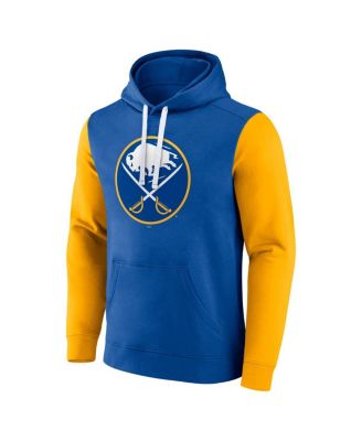 Men's Royal Buffalo Sabres Team Pullover Hoodie