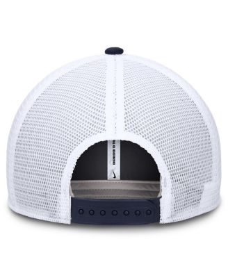 Мужская темно-синяя кепка дальнобойщика Nike Penn State Nittany Lions Rise Performance с регулируемой посадкой