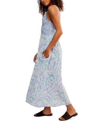 Women's Sweet Nothings Cotton Smocked Maxi Dress