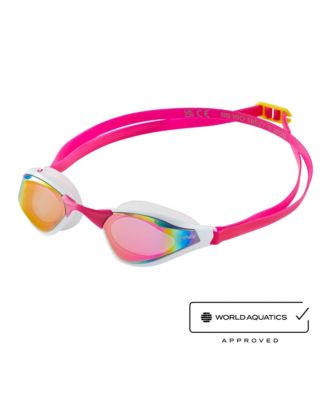 Mach 1 Racing Goggles - Low-Profile, 5 Nose Pieces, Swim Cap