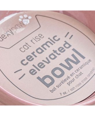 Elevated Cat Bowl: Ash Blush