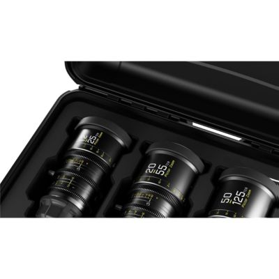 Pictor Zoom 12-25/20-55/50-125mm T2.8 Parfocal Cine 3-Lens Kit for PL Mount and Canon EF, Black