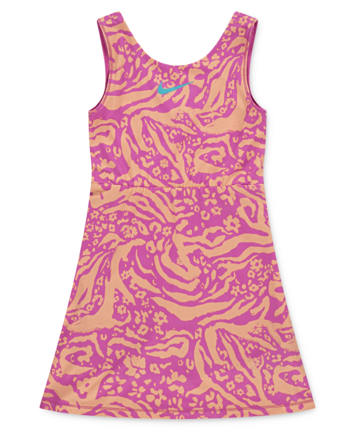 Nike Little Girls Wild Flower Fashion Dress In Playful Pink