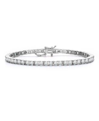 Exquisite 3MM Cubic Zirconia Slim Radiant Tennis Bracelet