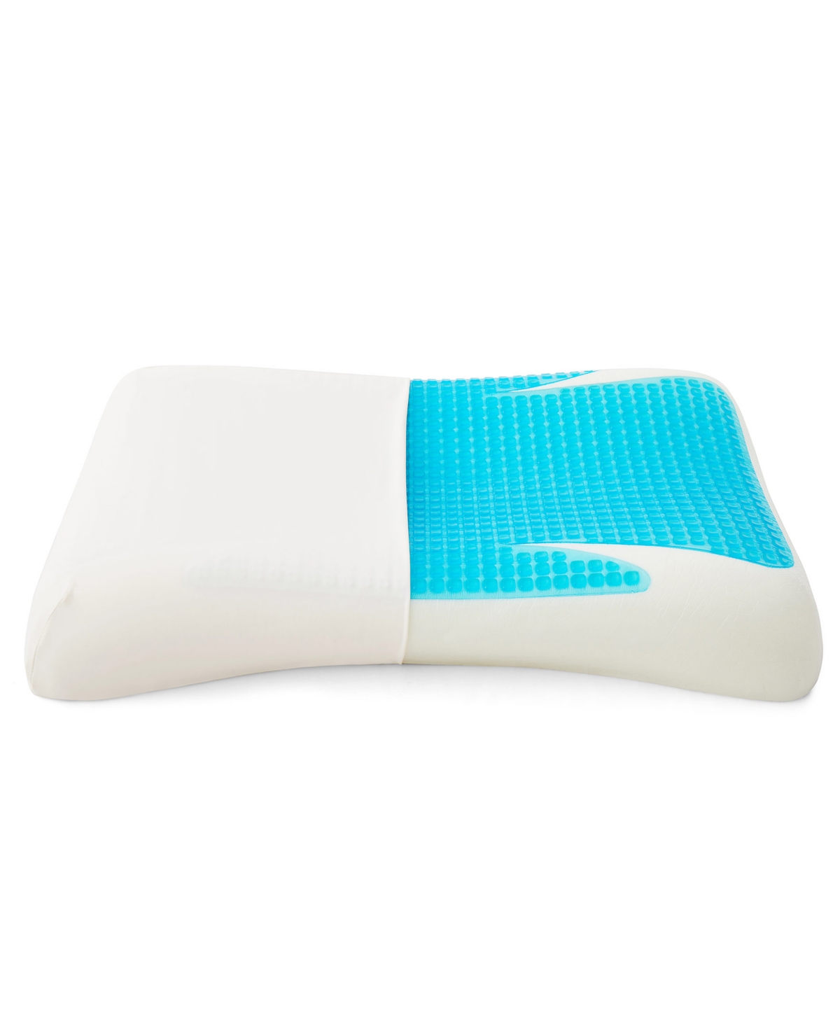Unikome Cooling Gel Memory Foam Pillow With Washable Cover, Standard In White
