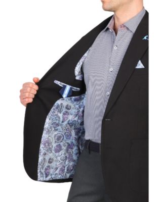 Мужская однотонная спортивная куртка с фактурой от Tailorbyrd