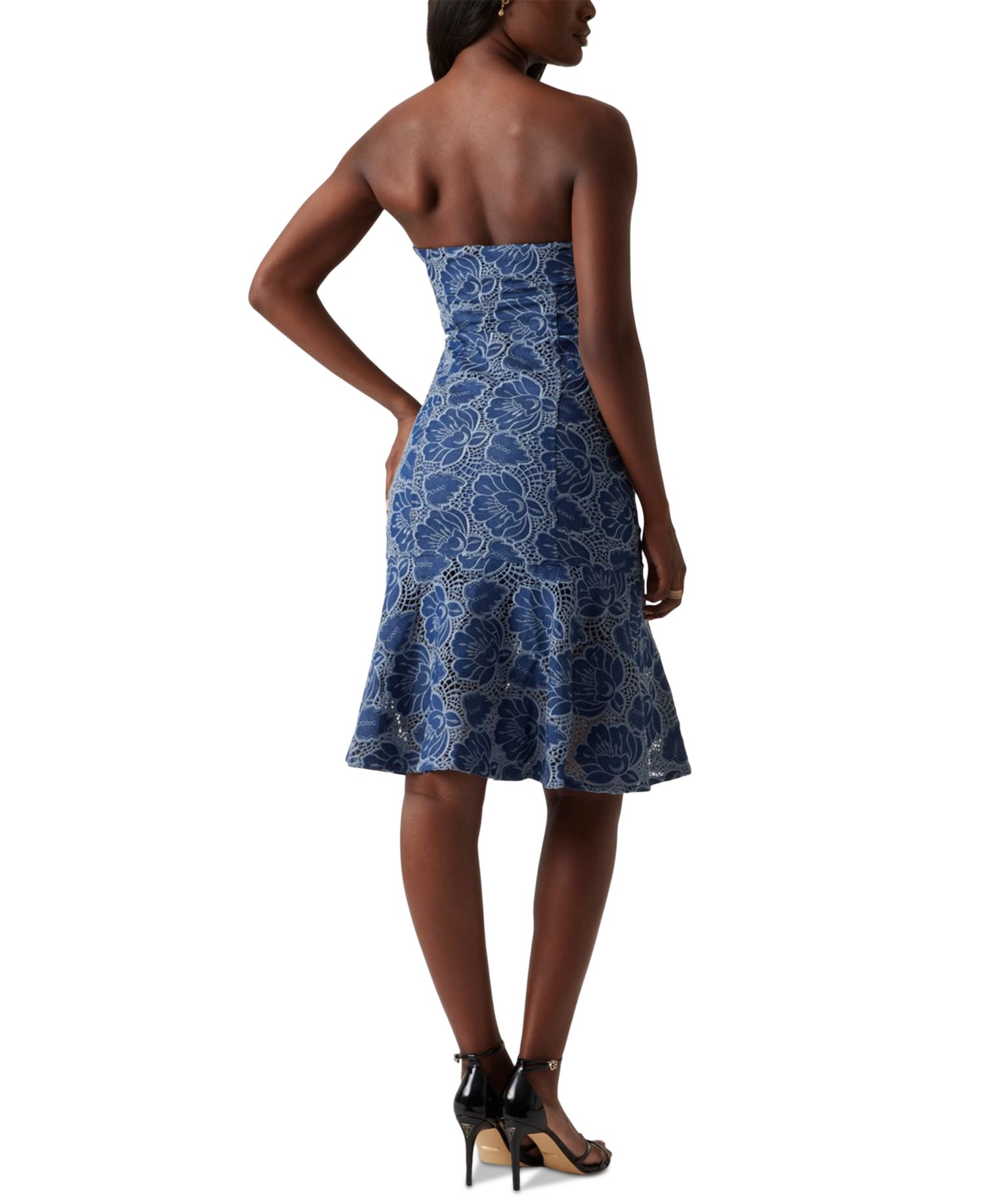 Women's Maisy Embroidered Lace Strapless Dress