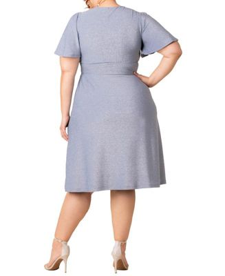 Plus Size Crystal Cove Cocktail Dress with Pockets