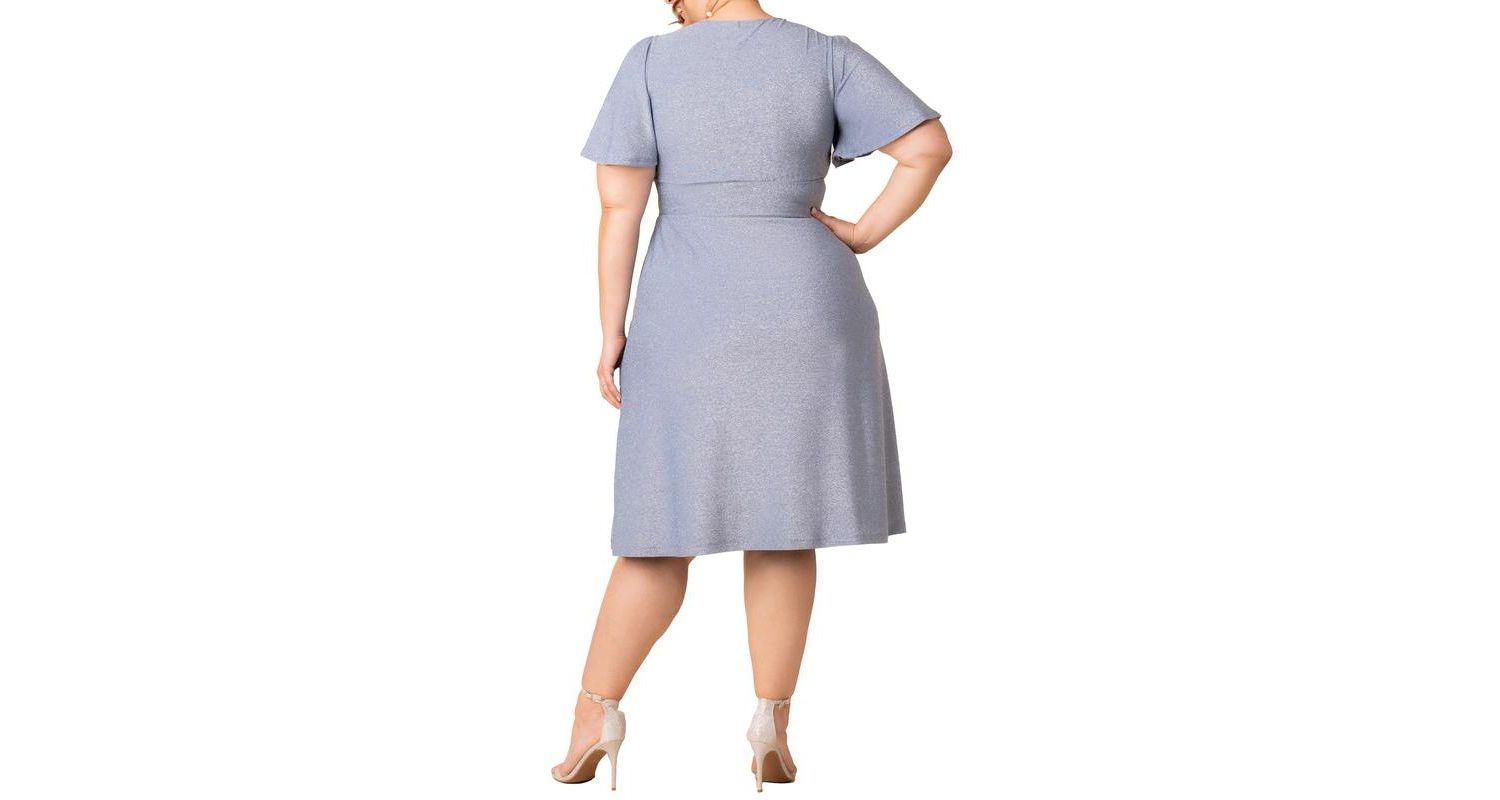 Plus Size Crystal Cove Cocktail Dress with Pockets