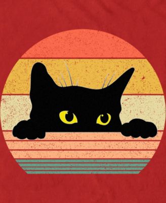 Men's Cat Retro Style Short Sleeve T-Shirt
