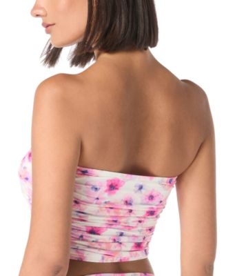 Женский топ-бандо с гофрировкой от Carmen Marc Valvo и трусики-бикини 