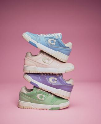 COACH SoHo Suede Lace-Up Casual Sneakers - Macy's