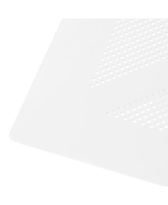 Modern 5-Piece Resin Patio Dining Table Set with Stackable Patio Dining Chairs