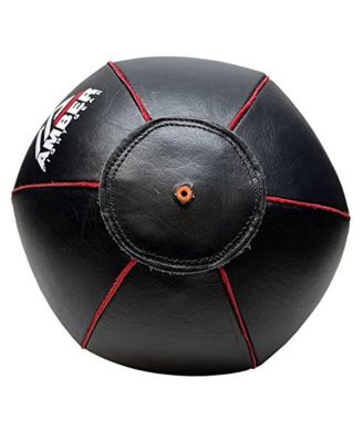 Genuine Leather Speed Bag for MMA, Muay Thai & Boxing, Heavy-Duty Punching Ball for Training, Reflex & Endurance, Reinforced Seams, Fast Rebound