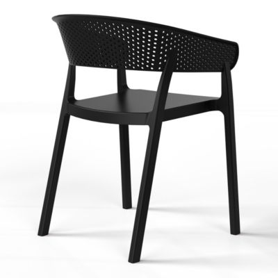 5-Piece Outdoor Resin Square Patio Dining Table Set with Stackable Patio Dining Chairs