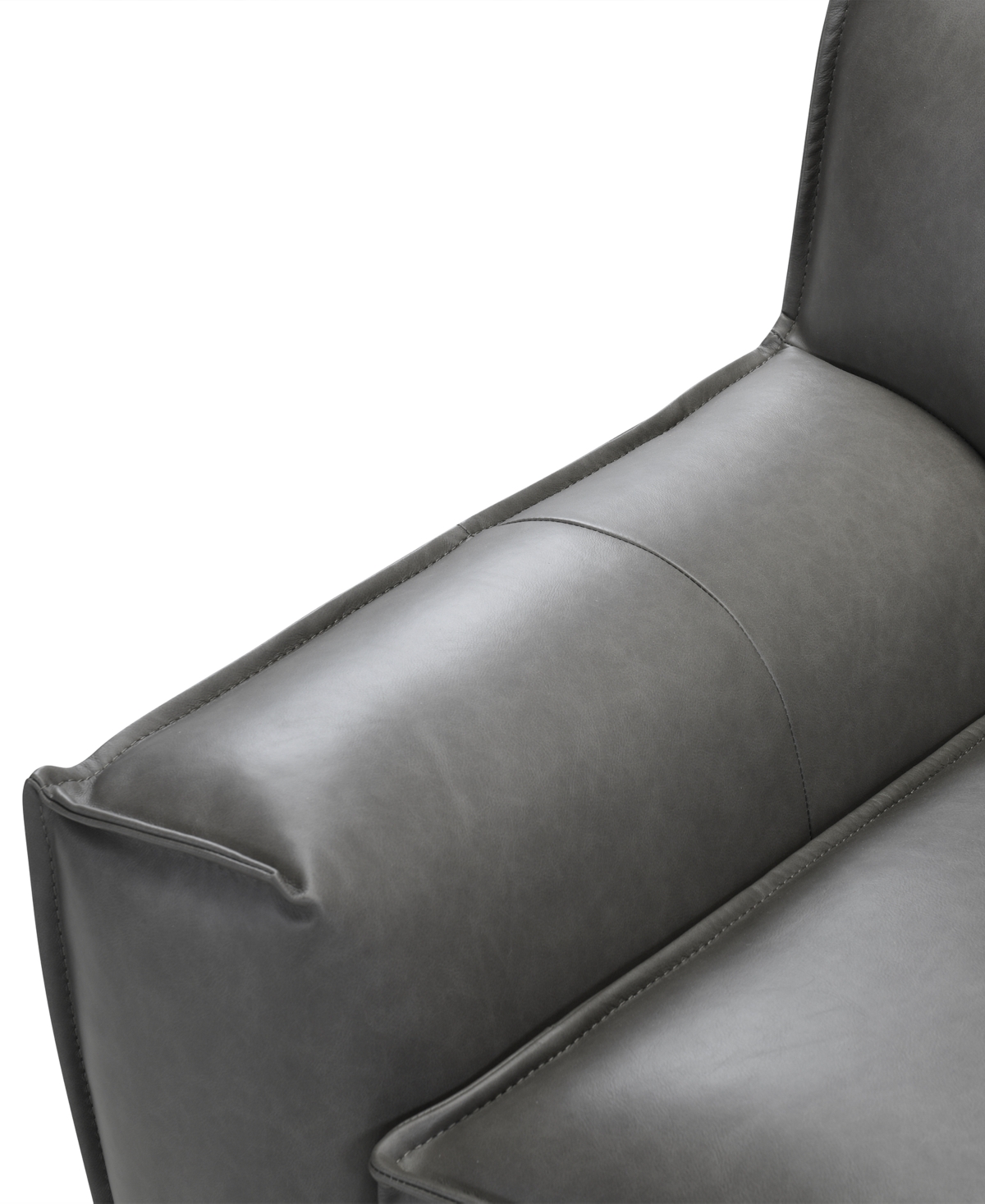 Macy's Glympton 92" Leather Sofa, Exclusively At