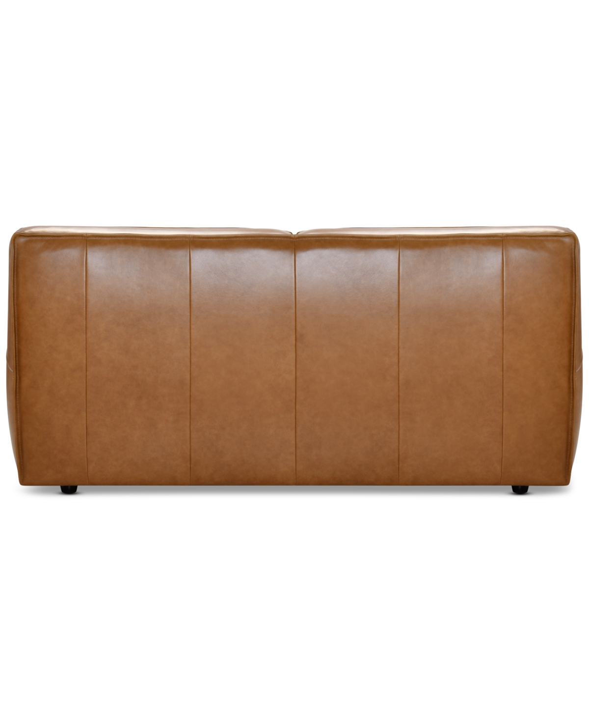 Macy's Glympton 73" Leather Loveseat, Exclusively At
