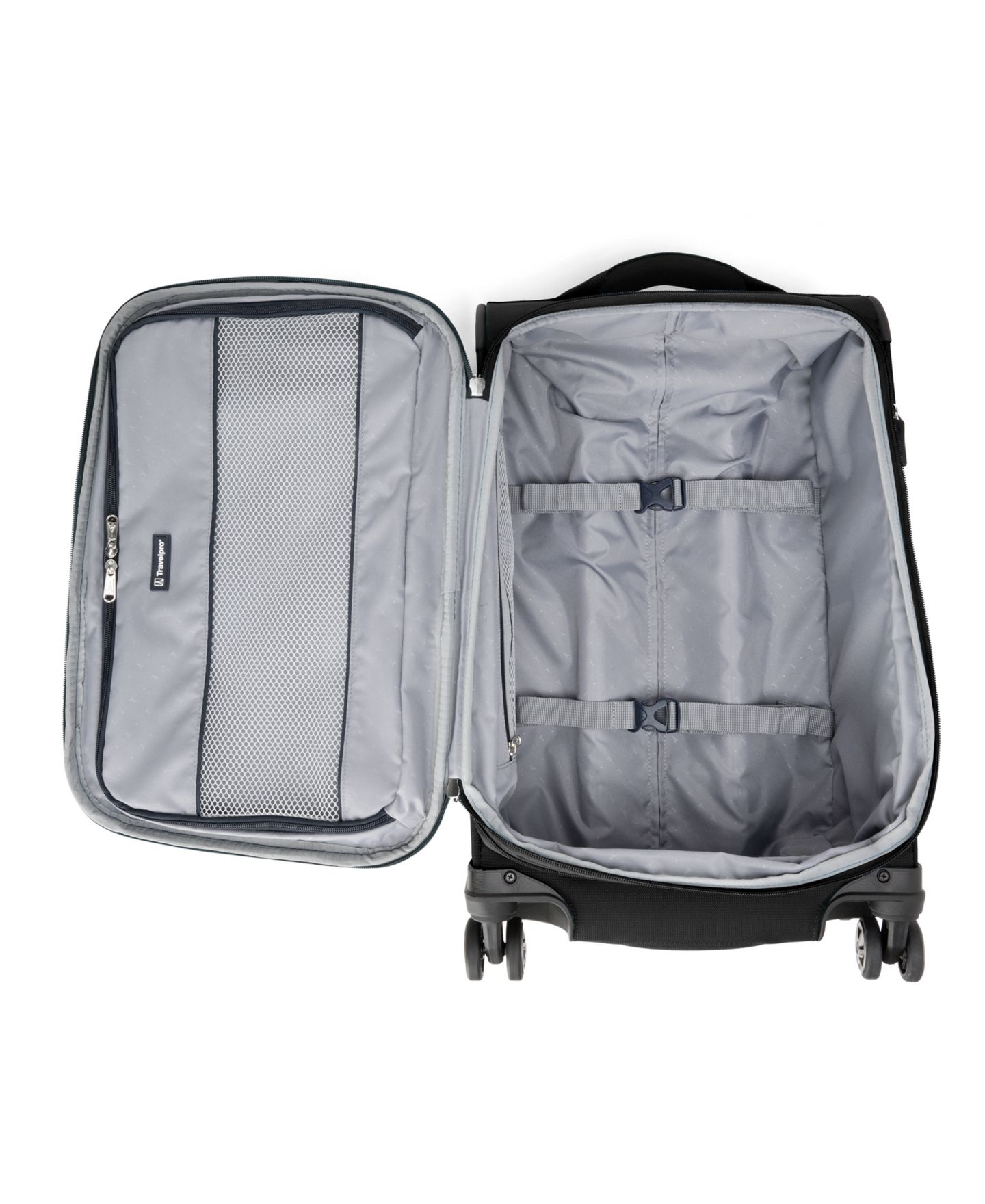 Чемодан Travelpro WalkAbout 7 Carry-on Softside Spinner, цвет: Чёрный — фото 8