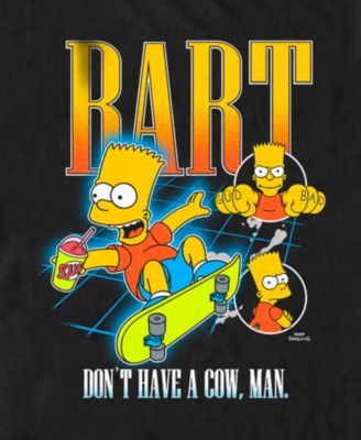 Симпсоны The Simpsons Мужская футболка с коротким рукавом Bart Flying