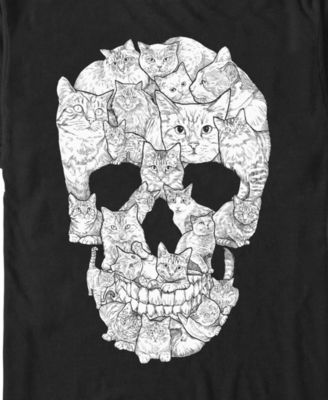 Дизайн от Humans Дизайн от Humans Мужская футболка с коротким рукавом в виде кошачьего черепа 4990₽