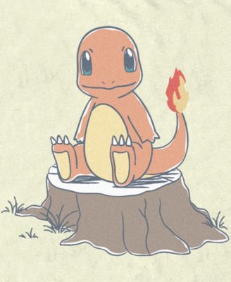 Pok&eacute;mon Men's Charmander Daily Sketch Short Sleeve T-Shirt
