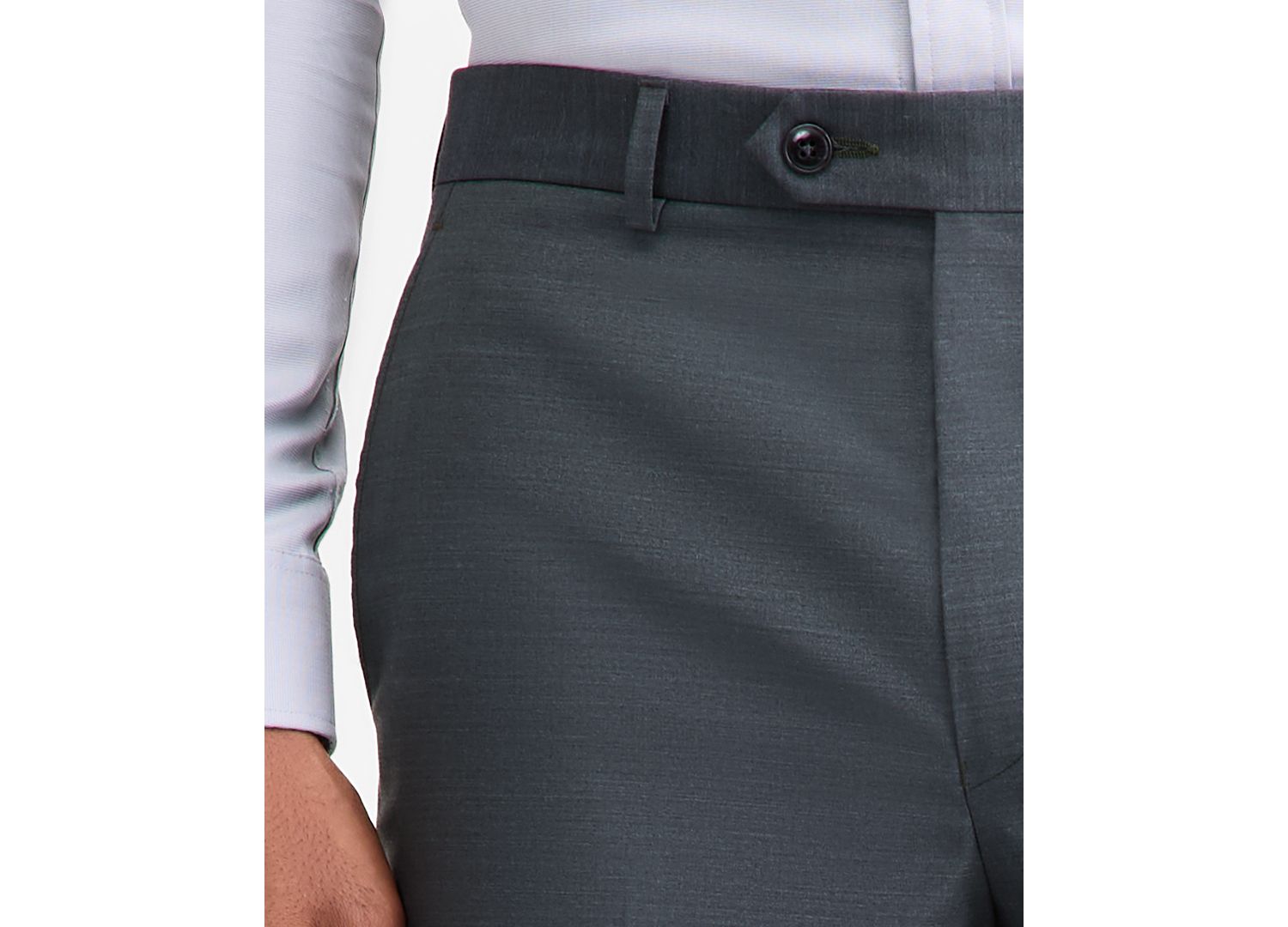 Men's Classic-Fit Fall Wool-Blend Stretch Suit Separate Pants