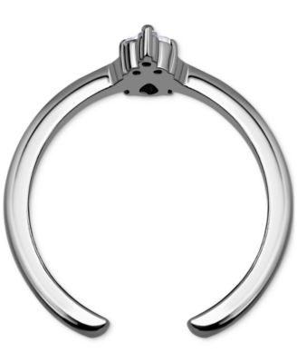 Cubic Zirconia Cluster Toe Ring, Exclusively at Macy's