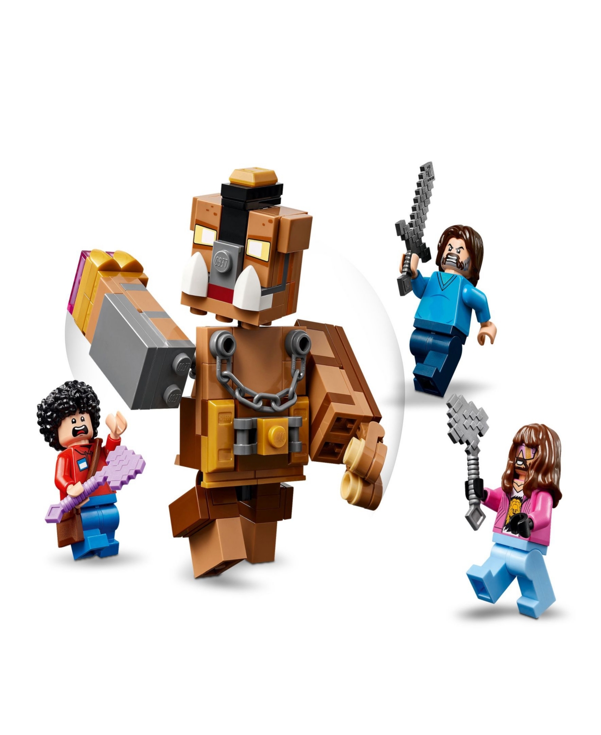 Lego Minecraft Building Set 21272, 491 Pieces In Multicolor