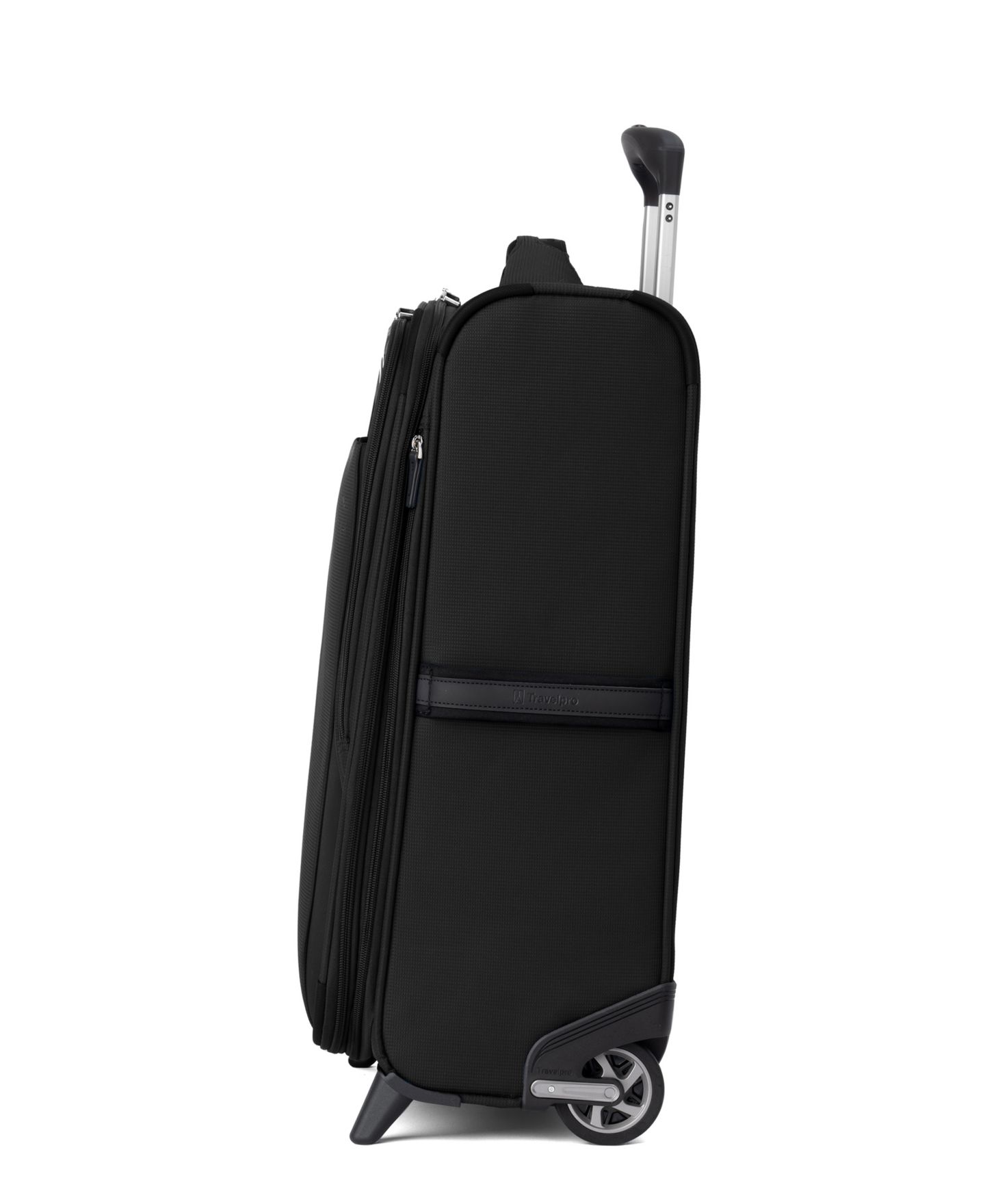 Чемодан Travelpro WalkAbout 7 Medium 2-Wheel Carry-on Expandable Rollaboard, цвет: Чёрный — фото 3