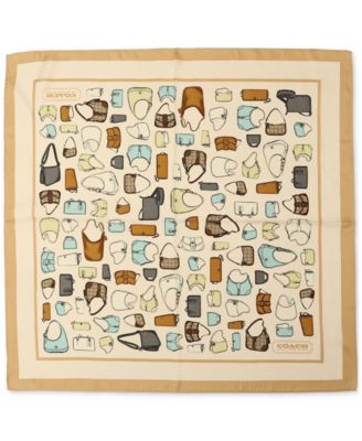 COACH - Originals Printed Silk Bandana Scarf