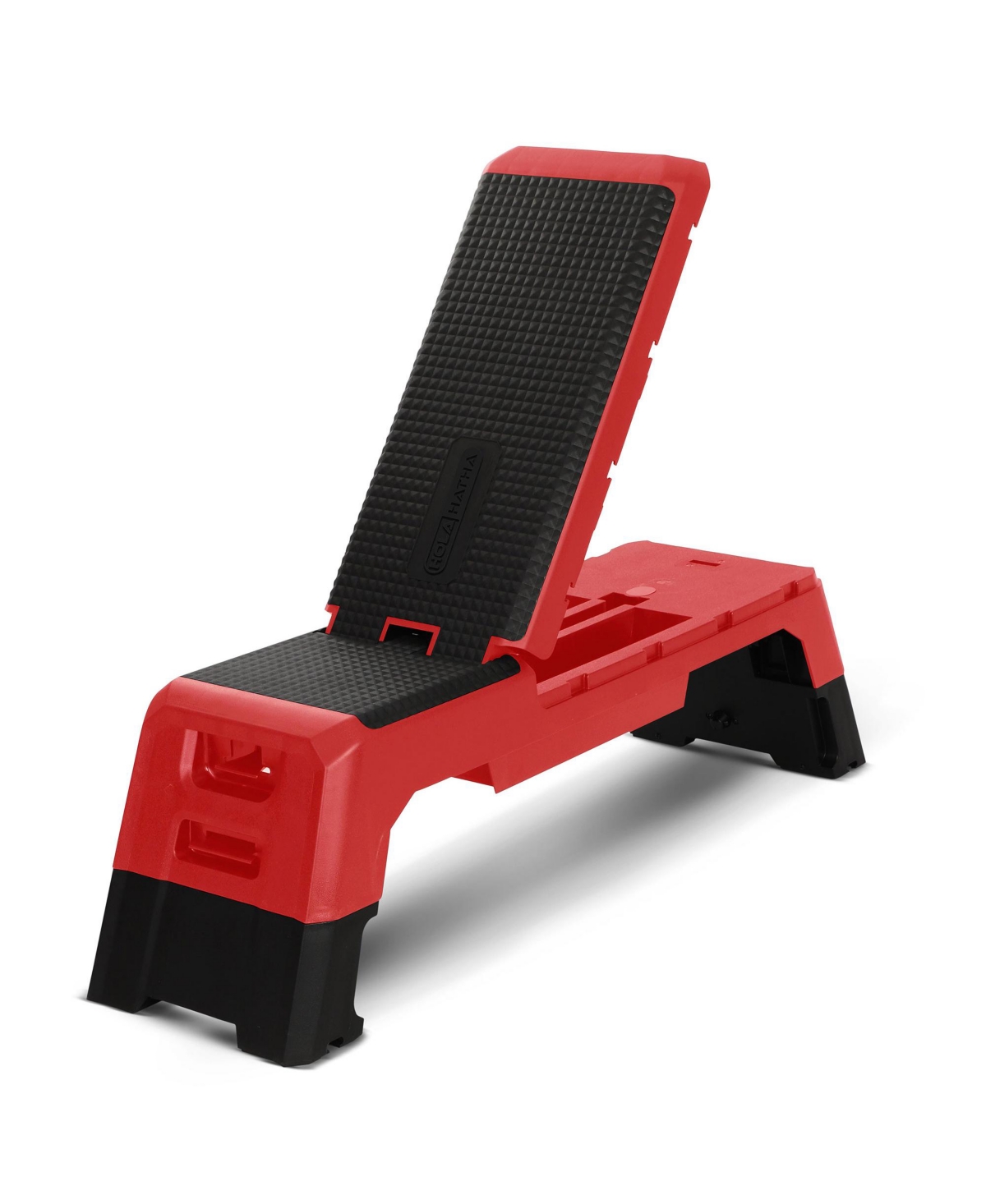 Multifunctional Fitness Aerobic Deck with Storage Compartment, Red