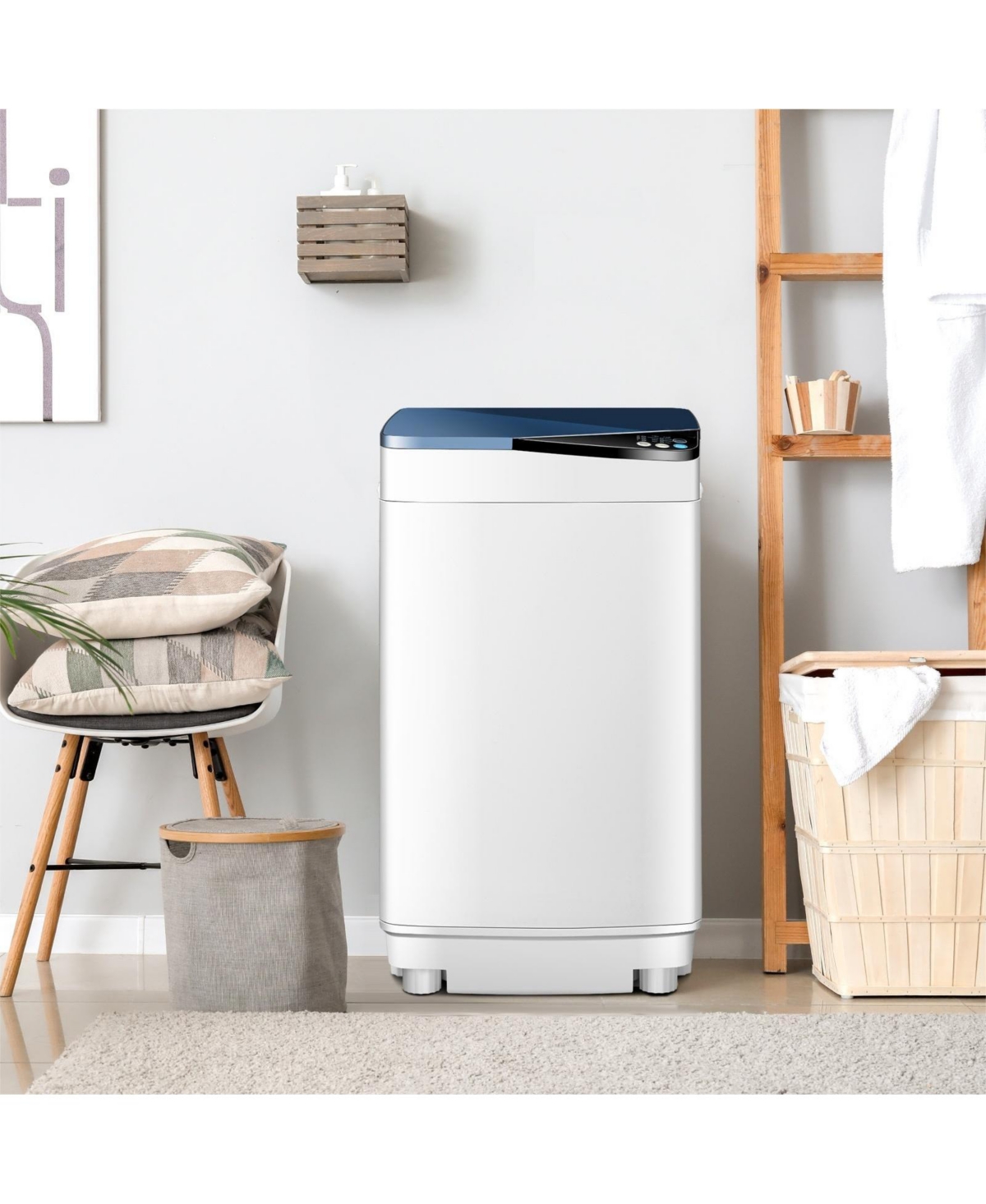 Full-automatic Washing Machine 7.7 lbs Washer / Spinner Germicidal