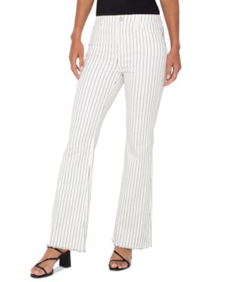 Women's Hannah Pinstriped Flare Jeans