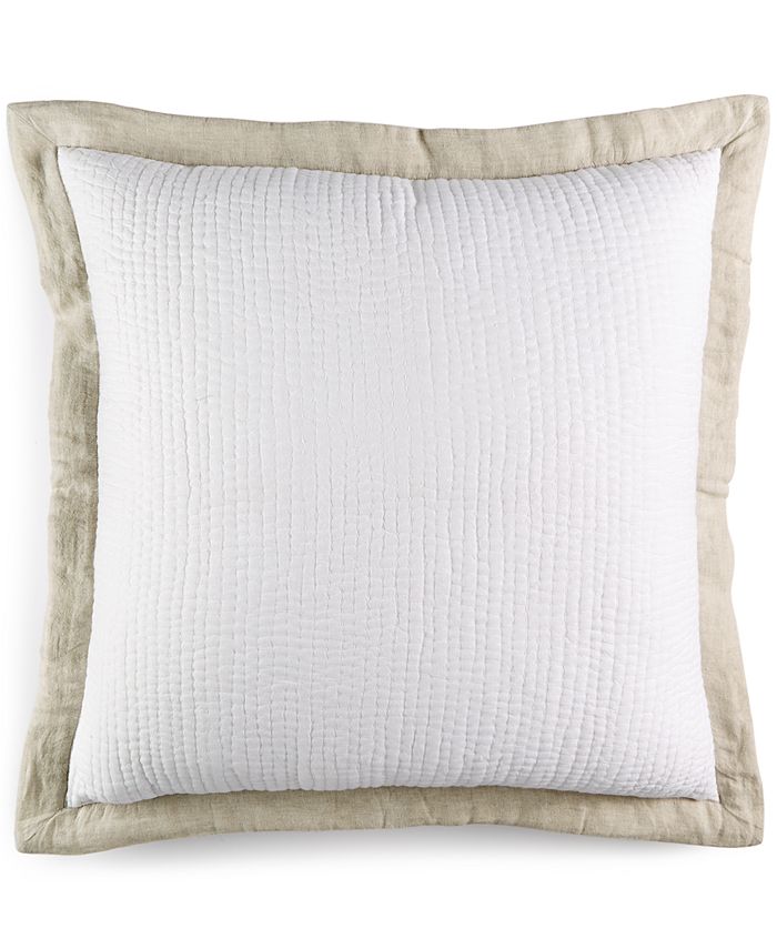 Hotel Collection Linen Natural Quilted European Sham Macy's