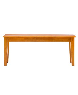 Modern Dining Bench with Tapered Legs for Stylish Dining Room Seating