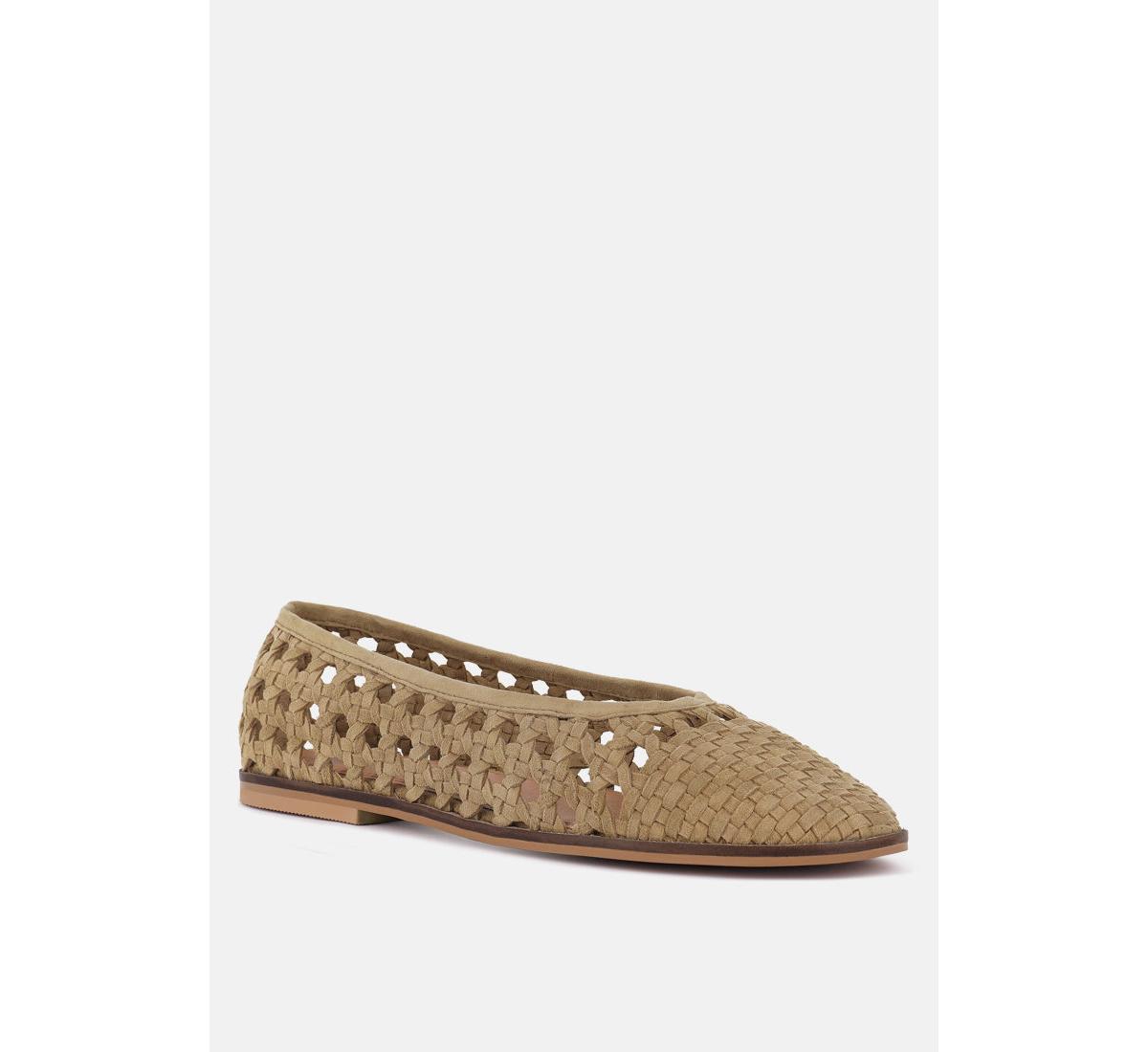 Miyako Handcrafted Soft Suede Leather Flats - Black