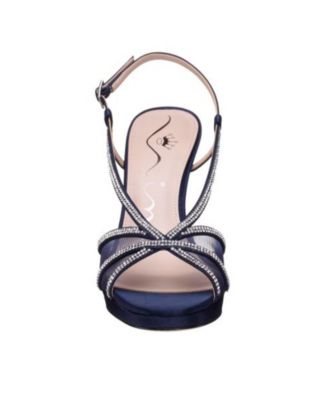 Women's Bonney Rhinestone Block Heel Dress Sandals