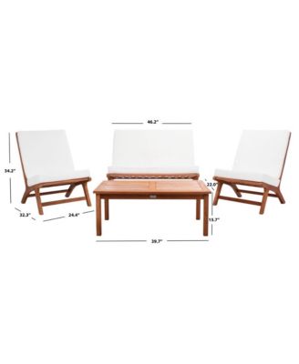 Chaston 4 PC Outdoor Living Set